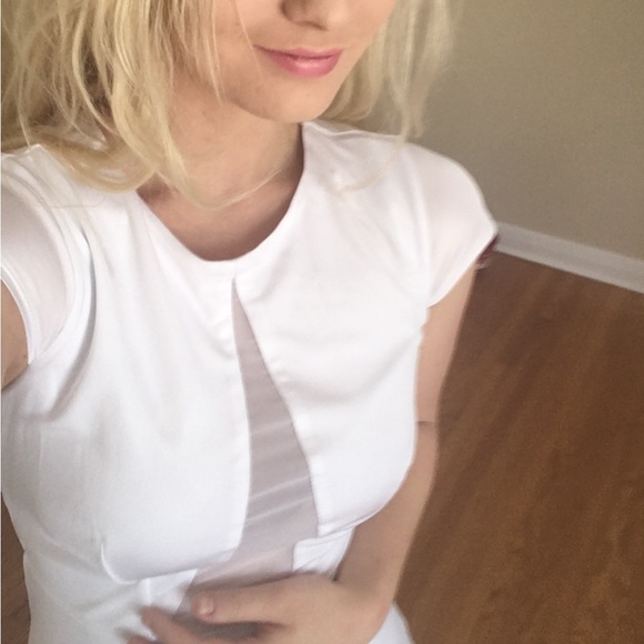 Angel Mermaid Goddess ! White Maxi Hi Lo Gown - wedding bride bridal - Picture 6 of 11